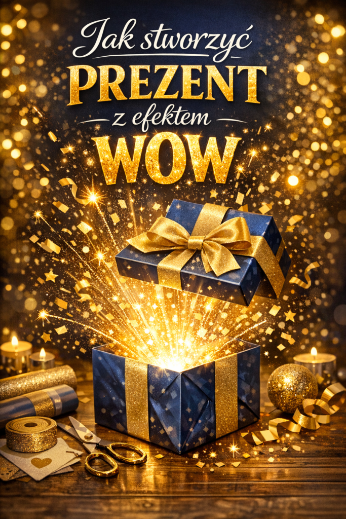 prezent z efektem WOW