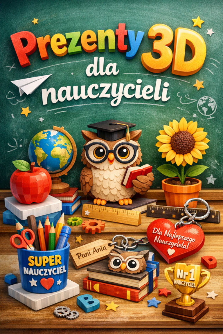 prezenty 3D dla nauczycieli